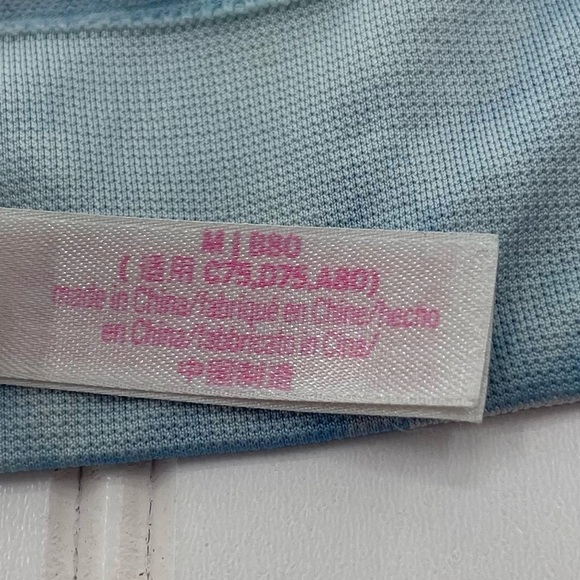 Victoria Secret PINK Halter Style Blue Tie-Dye Sports Bra Size M - Picture 7 of 7